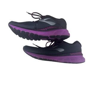 Brooks Black and Purple Athletic Shoes for Outdoor Adventures